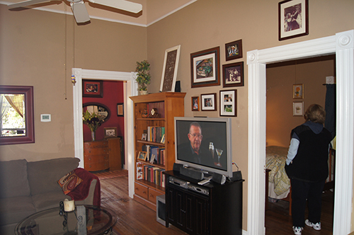 click to view larger image A Victorian living room with high ceilings. Martinez, CA.